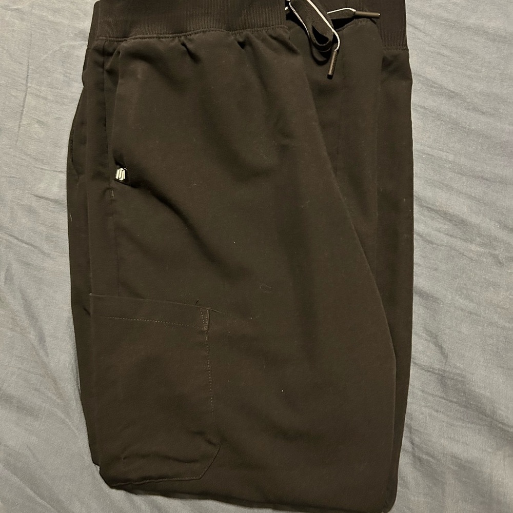 Jaanuu Black Jogger scrub Pants